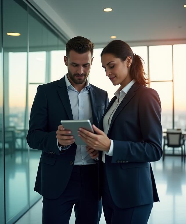 Assessors jurídics de Carmesí Legal treballant en un entorn modern i digital