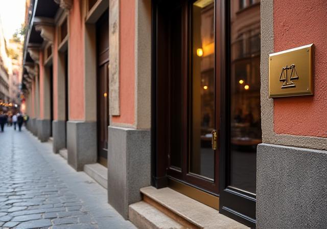 Façana del despatx tipus loft a Barcelona